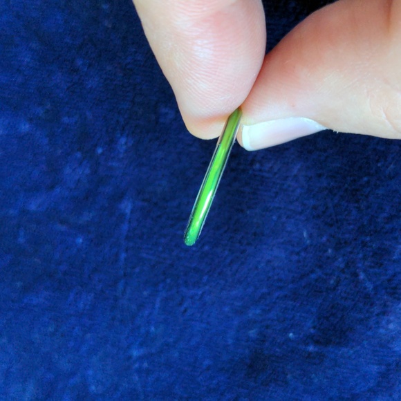 Size 7 Pandora Stackable Band Ring In Irish Green, New In Box - Picture 2 of 8